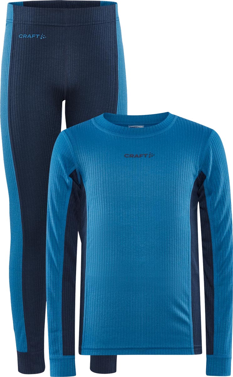 Craft Core Dry Baselayer Set Junior Junior Bl&aring; 122/128  Underst&auml;ll Set