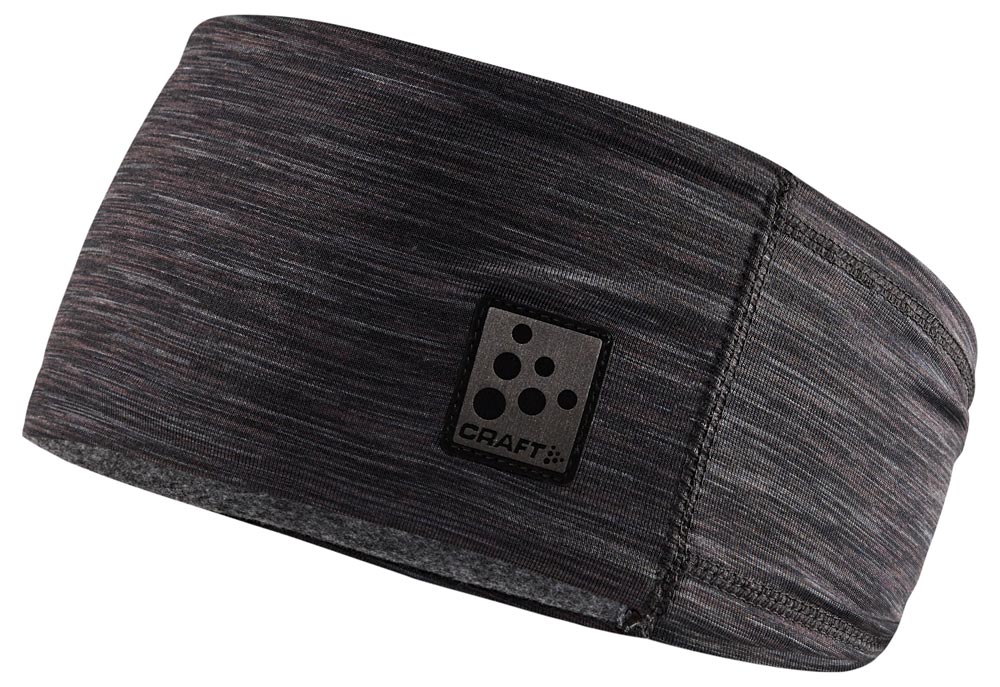 Craft ADV Microfleece Shaped Headband Svart