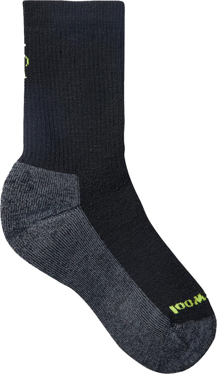 SmartWool Hike Full Cushion Crew Socks Kids Svart Sokker