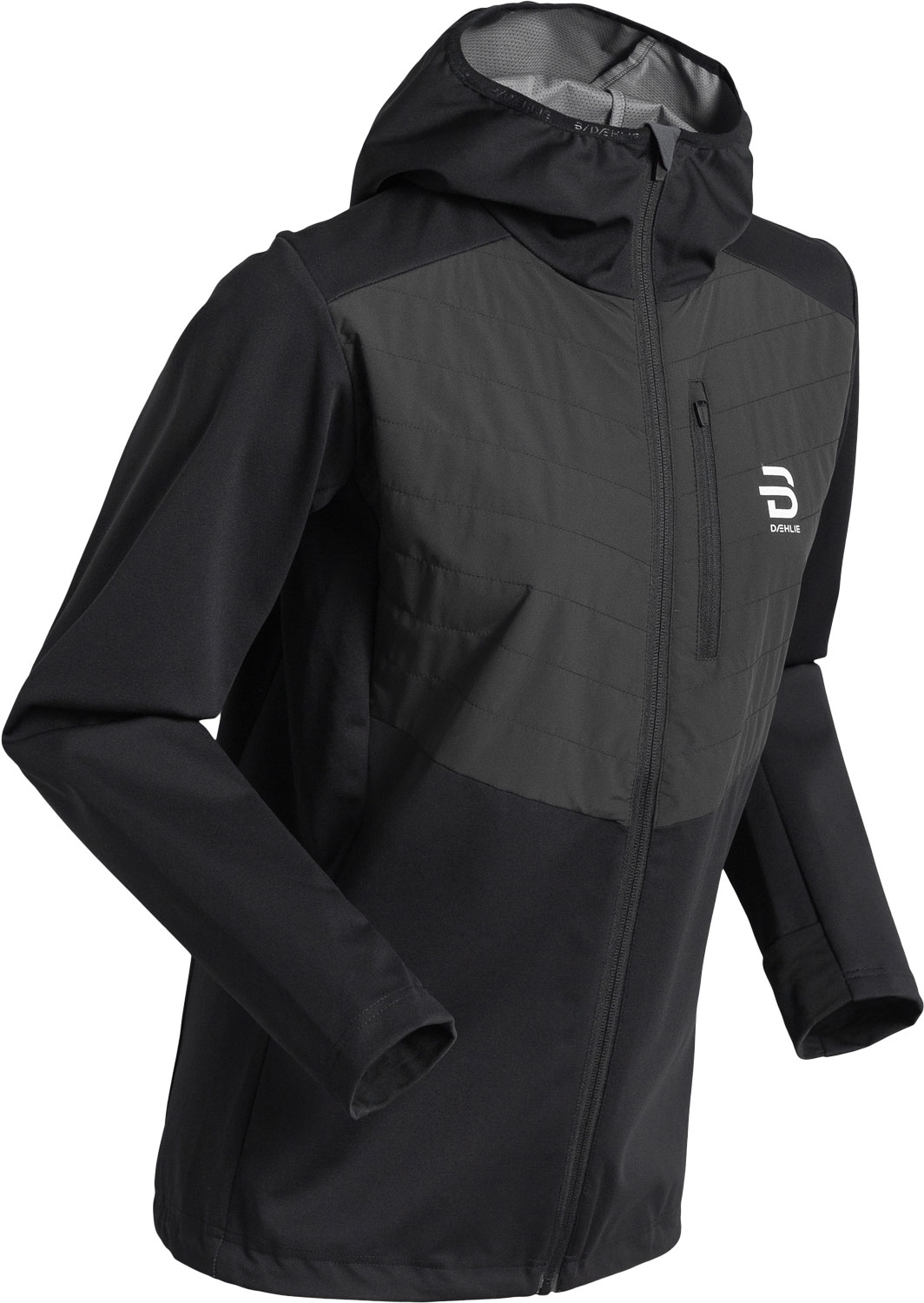 Dahlie Jacket Power W Dam Svart L  L&auml;ngdskidjacka