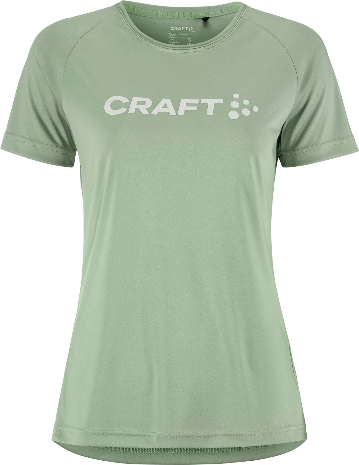Craft CORE Essence Logo Tee W Dam Ljusgrön S | T-shirt