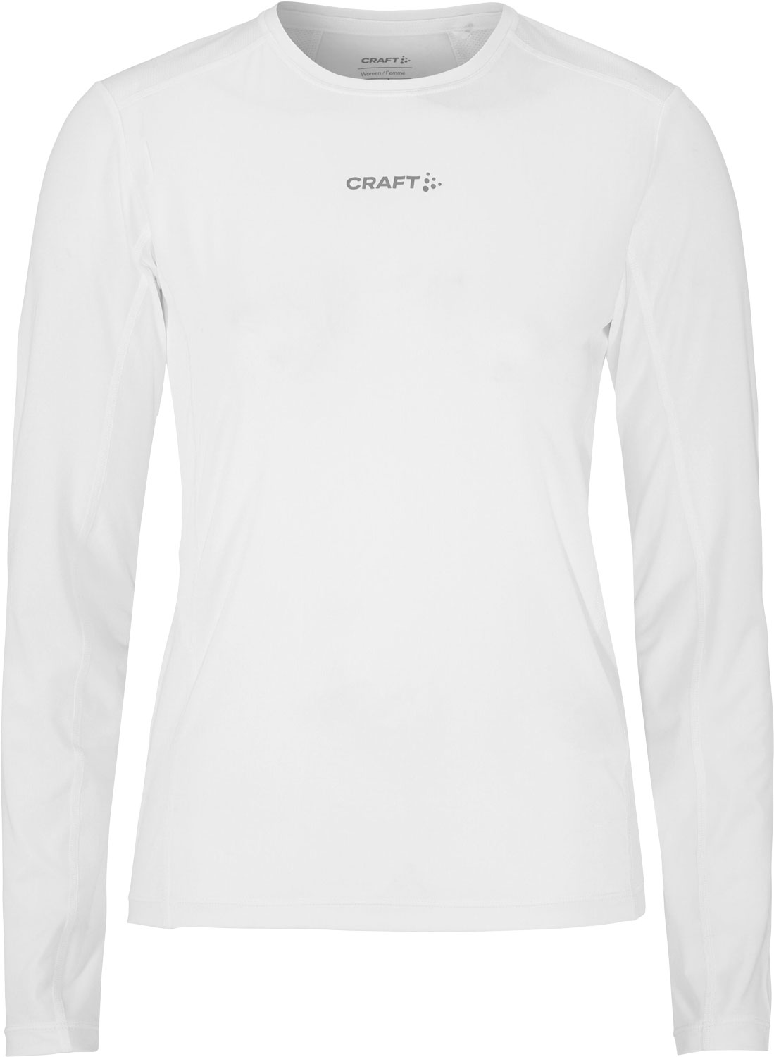 Craft ADV Essence LS Tee 2 W Dame Hvit Langermet T-skjorte