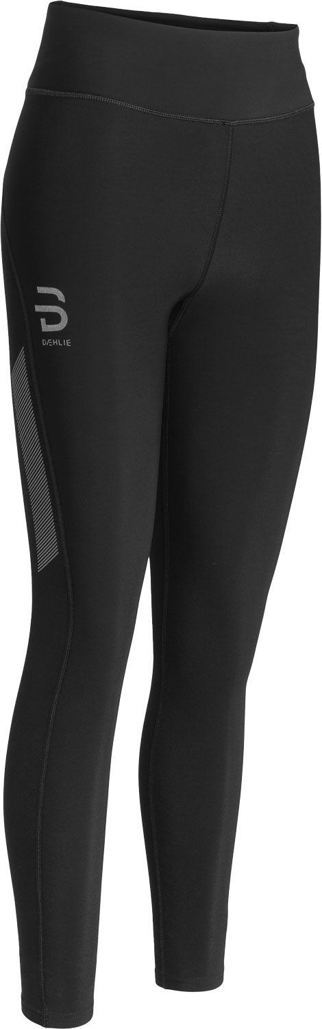 Dahlie Tights Warm W Dam Svart S | Löparbyxor