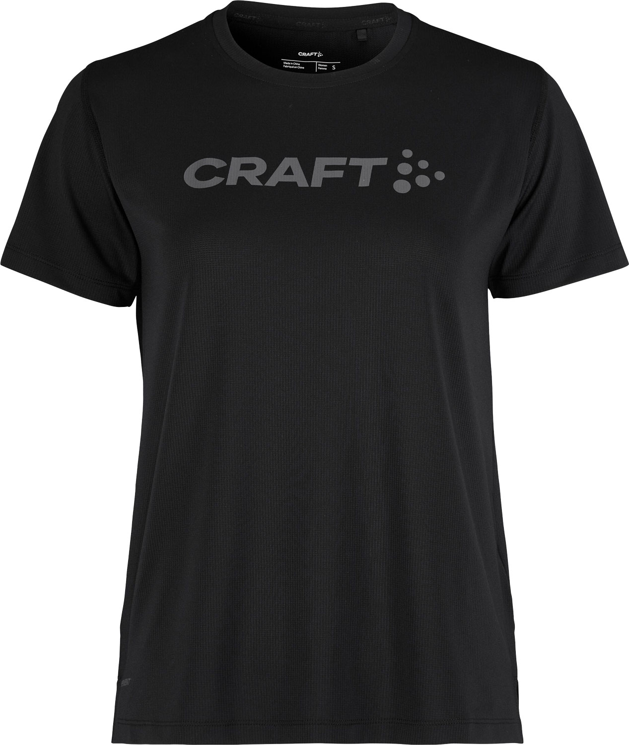 Craft Essence Logo Tee 2 W Dam Svart S | T-shirt