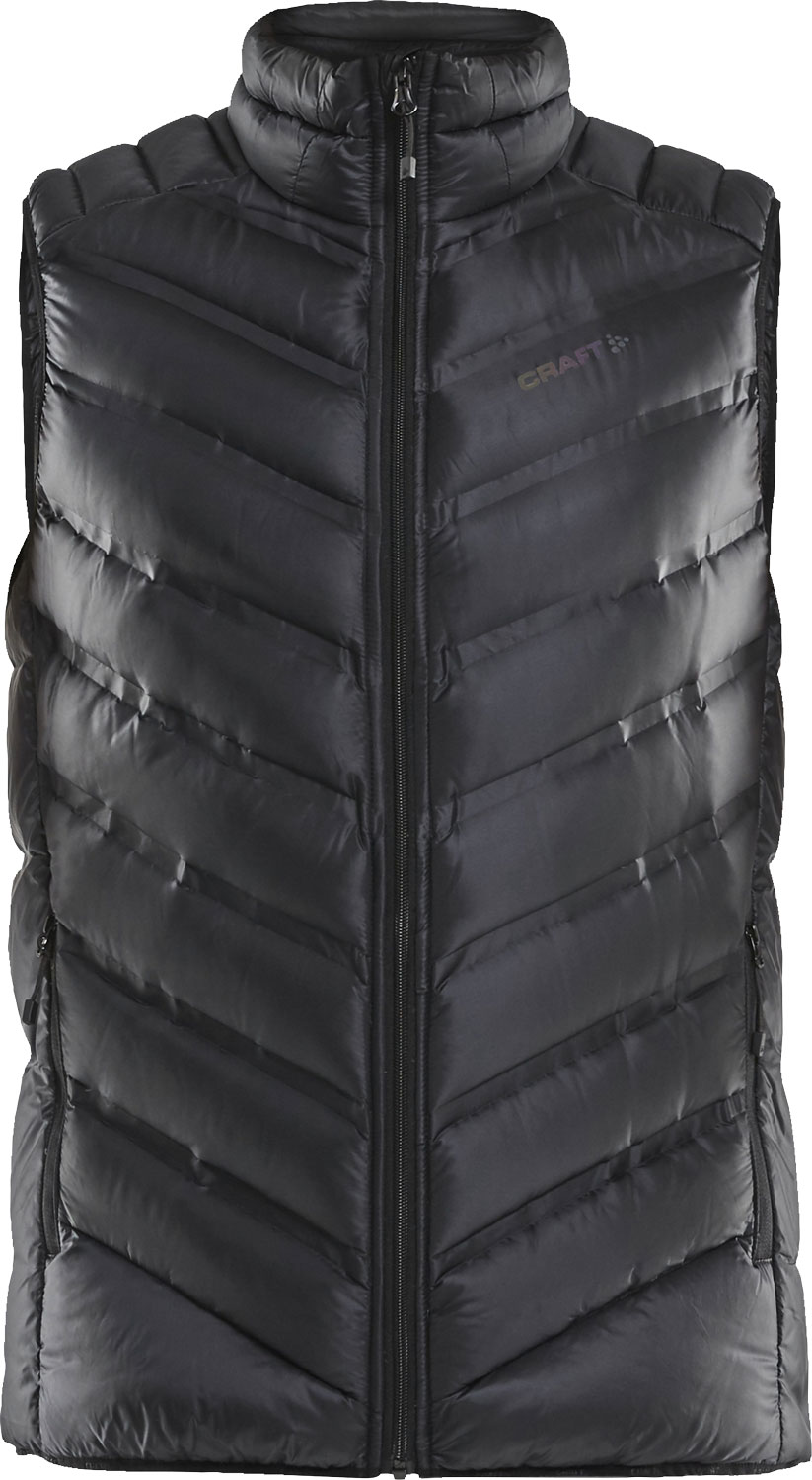 Craft Light Down Vest M Dame Svart XXL | Vest