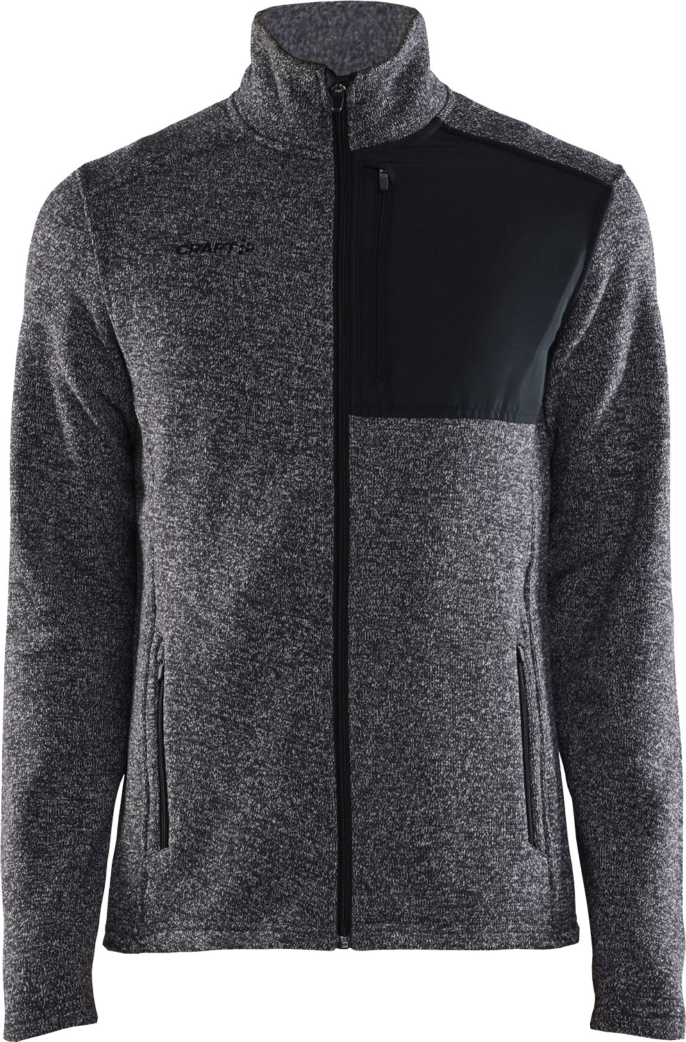 Craft ADV Explore Heavy Fleece Jacket M Herre Mørkegrå