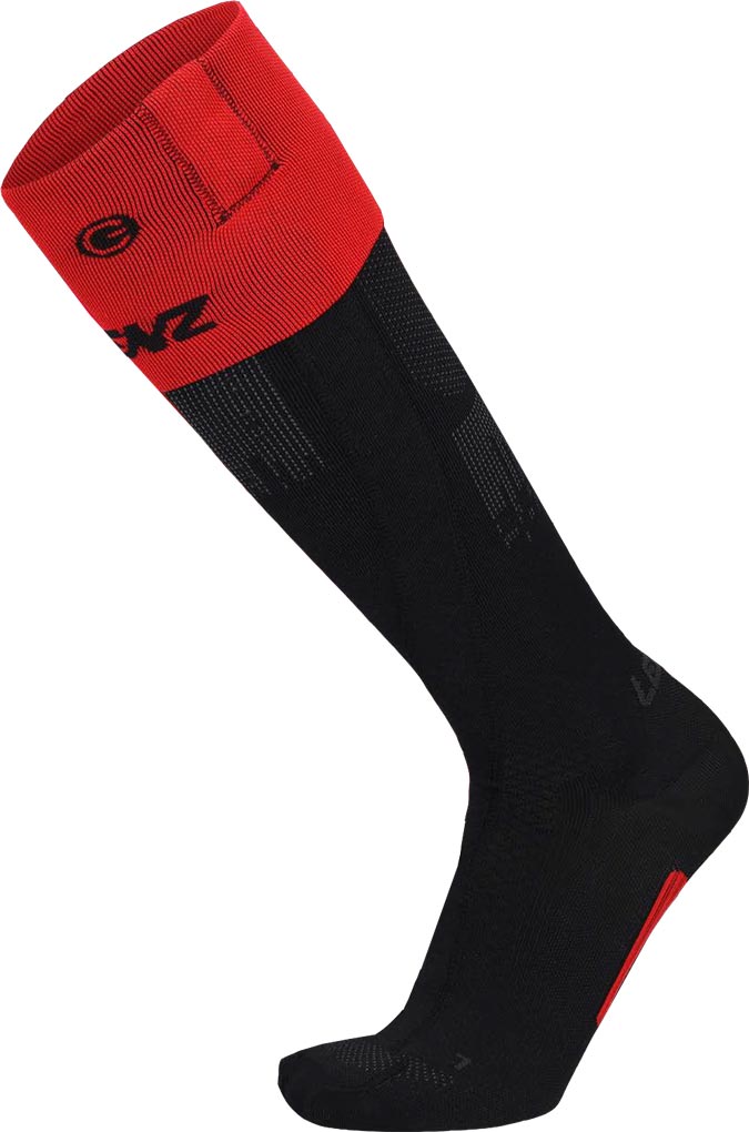 Lenz Heat Sock 7.1 Toe Cap U Svart 42/44  Värmestrumpor